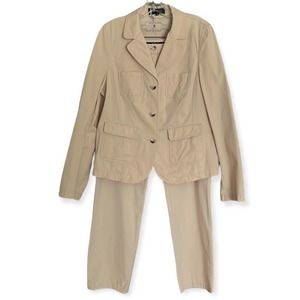 Escada Sport Pant Suit Safari Jacket and Casual Slacks